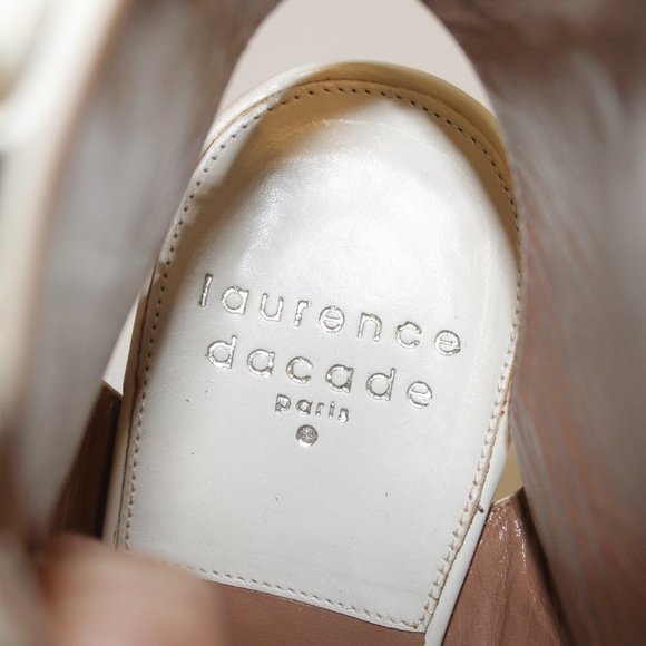 LAURENCE DACADE NELEN EDEN BEADED IVORY WHITE SANDALS - Picture 15 of 16